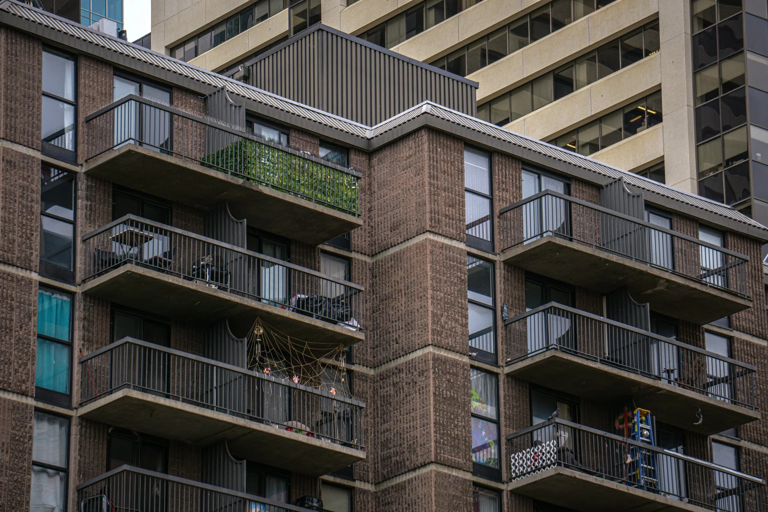 Residential buildings with balconies — alternative investments